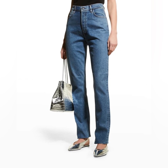 Goldsign The Lawler High-Rise Slim Jeans - Classic Blue...